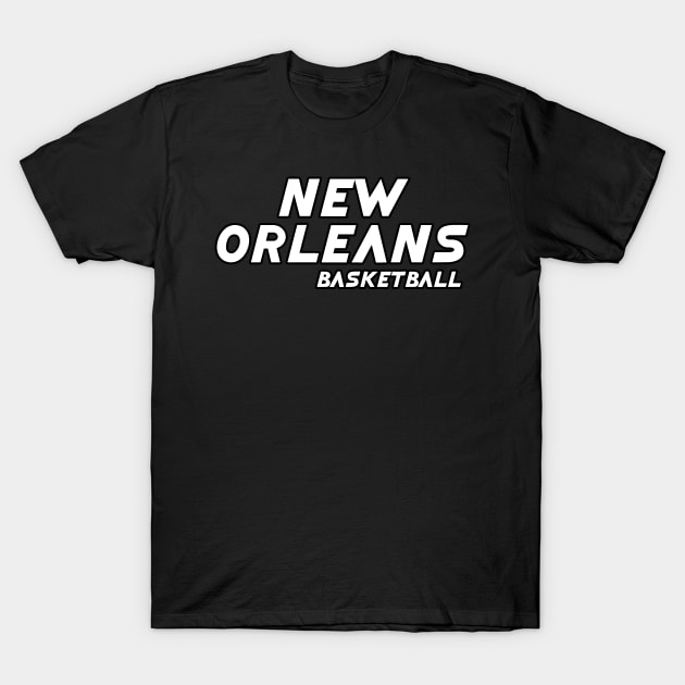 New Orleans Basketball T-Shirt by teakatir